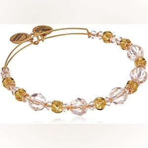 Alex and Ani Women's Blush Beaded Bangle with Swarovski Crystals